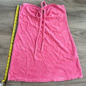 Pink Terry Dress or Swim Cover-Up